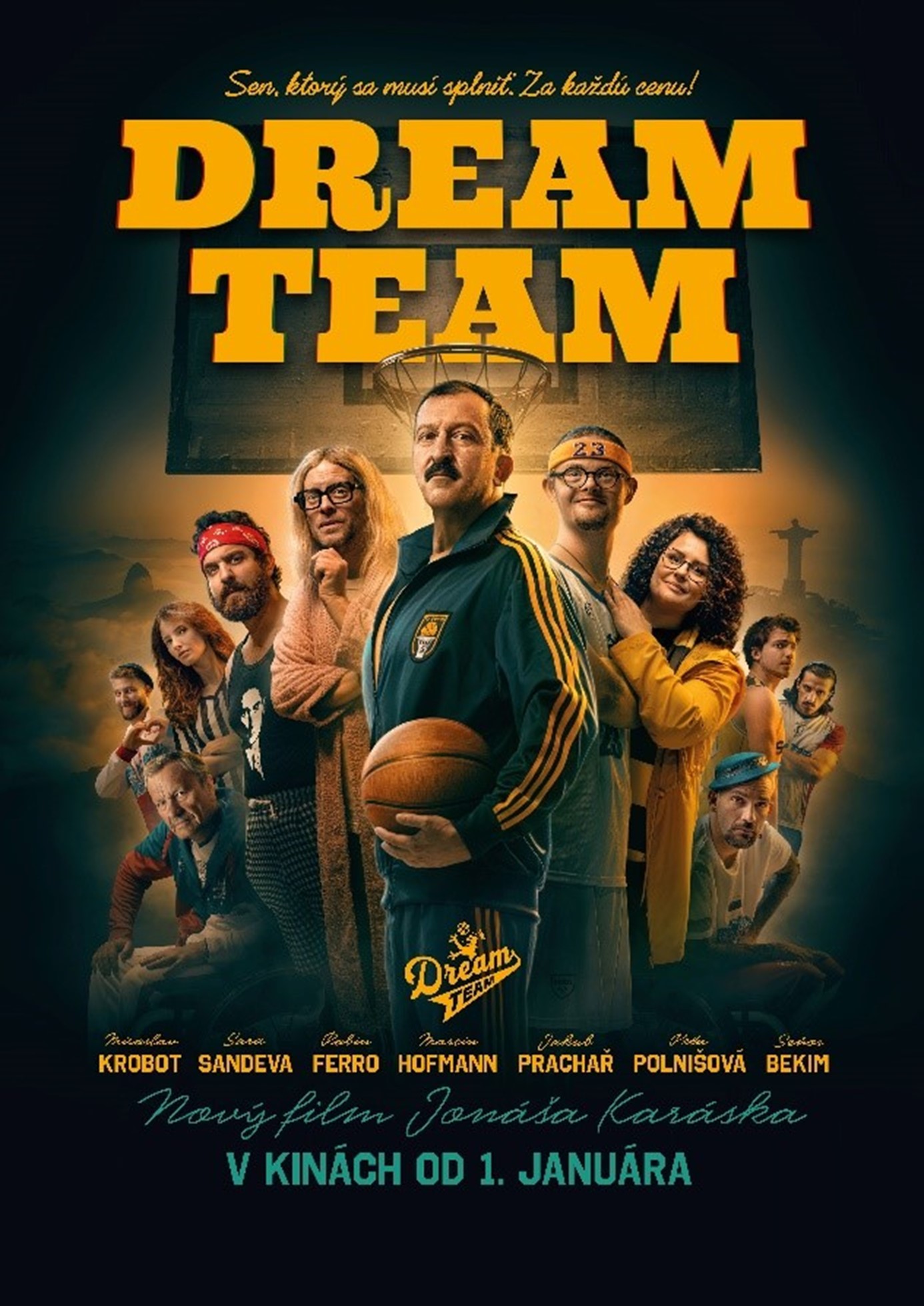 Nový rok s novým filmovým ťahákom: Do kín prichádza Dream Team Jonáša Karáska